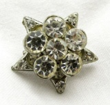 STERLING SILVER STAR PIN TOTAL 3.9 DWT