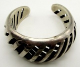 ANTIQUE MEXICO STERLING BANGLE WITH