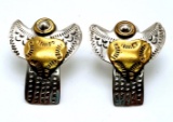 MEXICO STERLING ANGEL EARRINGS