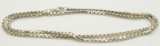 22 INCH LONG STERLING NECKLACE