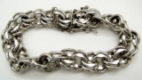 THICK AMERICAN STERLING BRACELET WITH