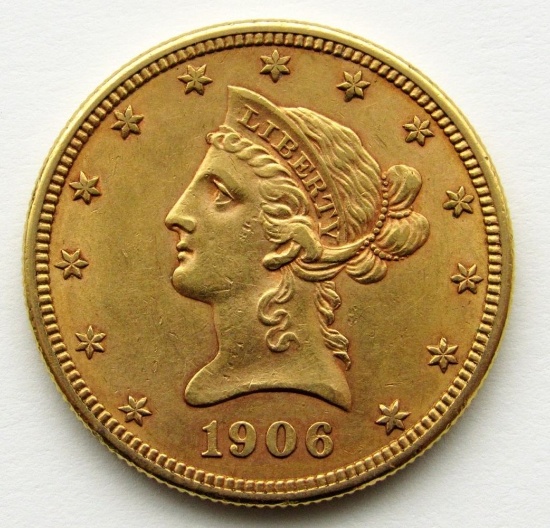 1906-D Ten Dollar $10 Liberty Eagle
