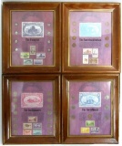 4-FRAMED COIN COLLECTION