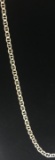 18 INCH ITALY STERLING MEN'S NECKLACE/CHAIN