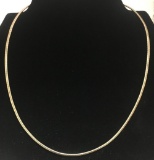 GOLD FILLED STERLING NECKLACE/CHAIN