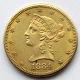 1884-S Ten Dollar $10 Liberty Eagle