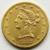 1887-S Ten Dollar $10 Liberty Eagle