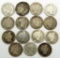 BARBER DIME LOT of 15 COINS