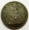 1853 SEATED HALF DOLLAR XF/AU
