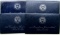 1971, 1972, 1973, 1974 SILVER IKE DOLLARS UNC