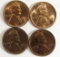 4-BU Lincoln Cents