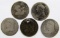 5-CAPPED BUST HLAF DIMES; 1829, '31, '32, '36,