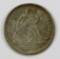 1877 SEATED DIME- F/ VF-