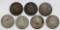 7-SEATED DIMES. MIXED DATES