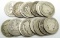 BARBER QUARTER LOT OF 17 COINS