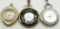 3-PENDANT WATCHES; BERCONA,