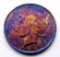 1923 CRAZY RAINBOW PEACE DOLLAR
