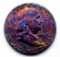1963 FRANKLIN HALF DOLLAR RAINBOW TONED
