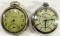 2-Ingram Open Face Pocketwatches: Viceroy and Auto