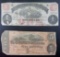 1862 VIRGINIA TRESURE NOTE & 1864