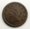1853 Large Cent VF
