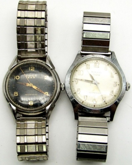 2 VINTAGE BENRUS SELF WINDING WATCHES - RUN!
