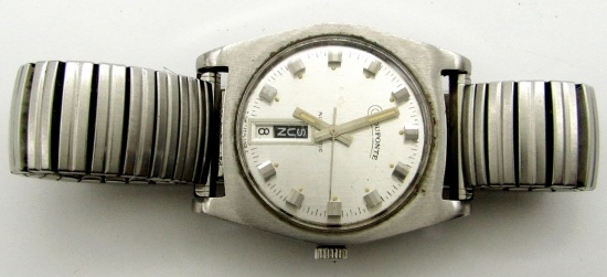 VINTAGE DUFANTE AUTOMATIC WATCH 17J RUNS!