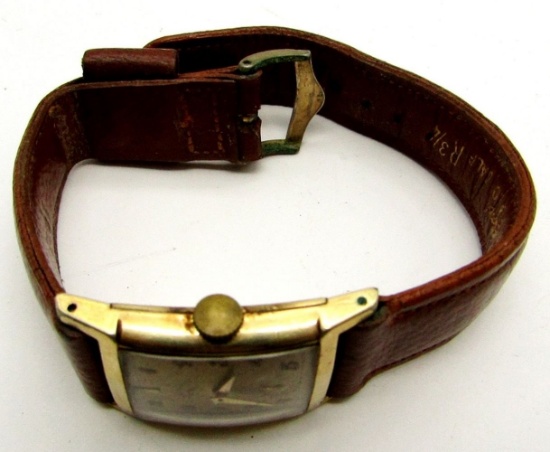 VINTAGE LORD ELGIN WRISTWATCH, 21J, 670 -RUNS