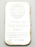 ENGELHARD 1 TROY OUNCE .999 SILVER
