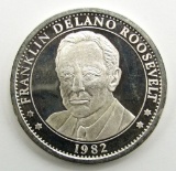 1982 .999 SILVER F.D.R.PROOF ROUND
