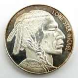 2 TROY OUNCE LONE STAR NICKEL