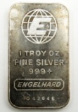 ENGELHARD 1 TROY OUNCE .999 SILVER