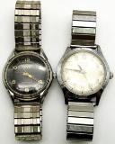 2 VINTAGE BENRUS SELF WINDING WATCHES - RUN!