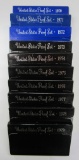 1970 thru 1979 U.S. PROOF SETS