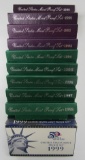 10- U.S PROOF SETS