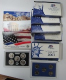 10 - U.S. Proof Quarter Sets