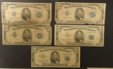 5-$5 SILVER CERTIFICATES