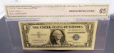 1957 $1 SILVER CERT CGA 65
