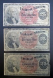 3-1863 25c FRACTIONAL NOTE