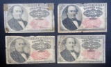 4-1874 25c FRACTIONAL NOTES
