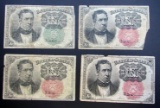 4-1874 10c FRACTIONAL NOTES