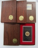 1971, 1972, 1973, 1974 SILVER PRF IKE DOLLARS