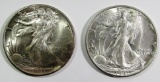 1941 & 1941-D WALKING LIBERTY HALF DOLLARS