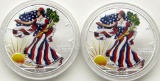 2-2002 AMERICAN SILVER EAGLES