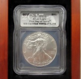 2017 AMERICAN SILVER EAGLE ANACS MS70