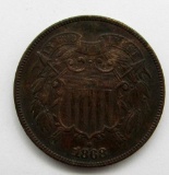 1868 TWO CENT PIECE