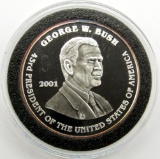 2001 .999 SILVER BUSH INAUGURATION