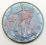 2012 AMERICAN SILVER EAGLE RAINBOW