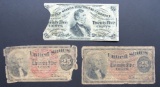 3-1863 25c FRACTIONAL CURRENCY NOTES