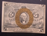1863 5c FRACTIONAL NOTE